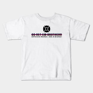 Thin Red/Blue Line Kids T-Shirt